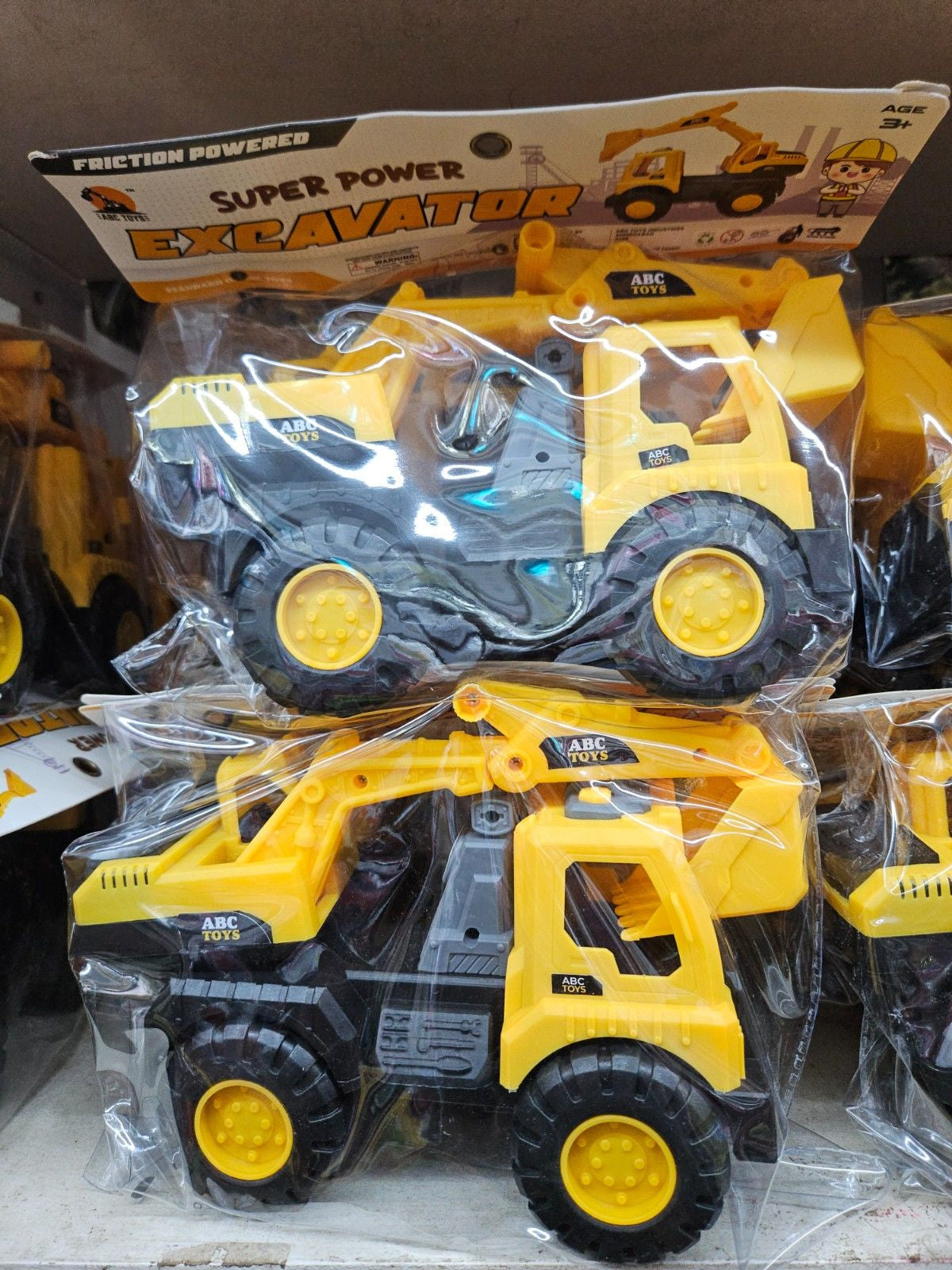 Super Power Excavator Toy Truck โ Friction Powered Construction Vehicle for Kids