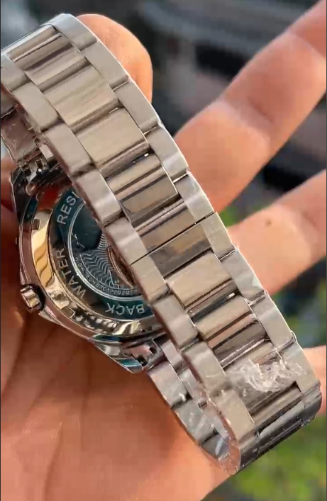 Premium Skeleton Analog Watch for Men | Stainless Steel Strap | Luxury Automatic-Style Design