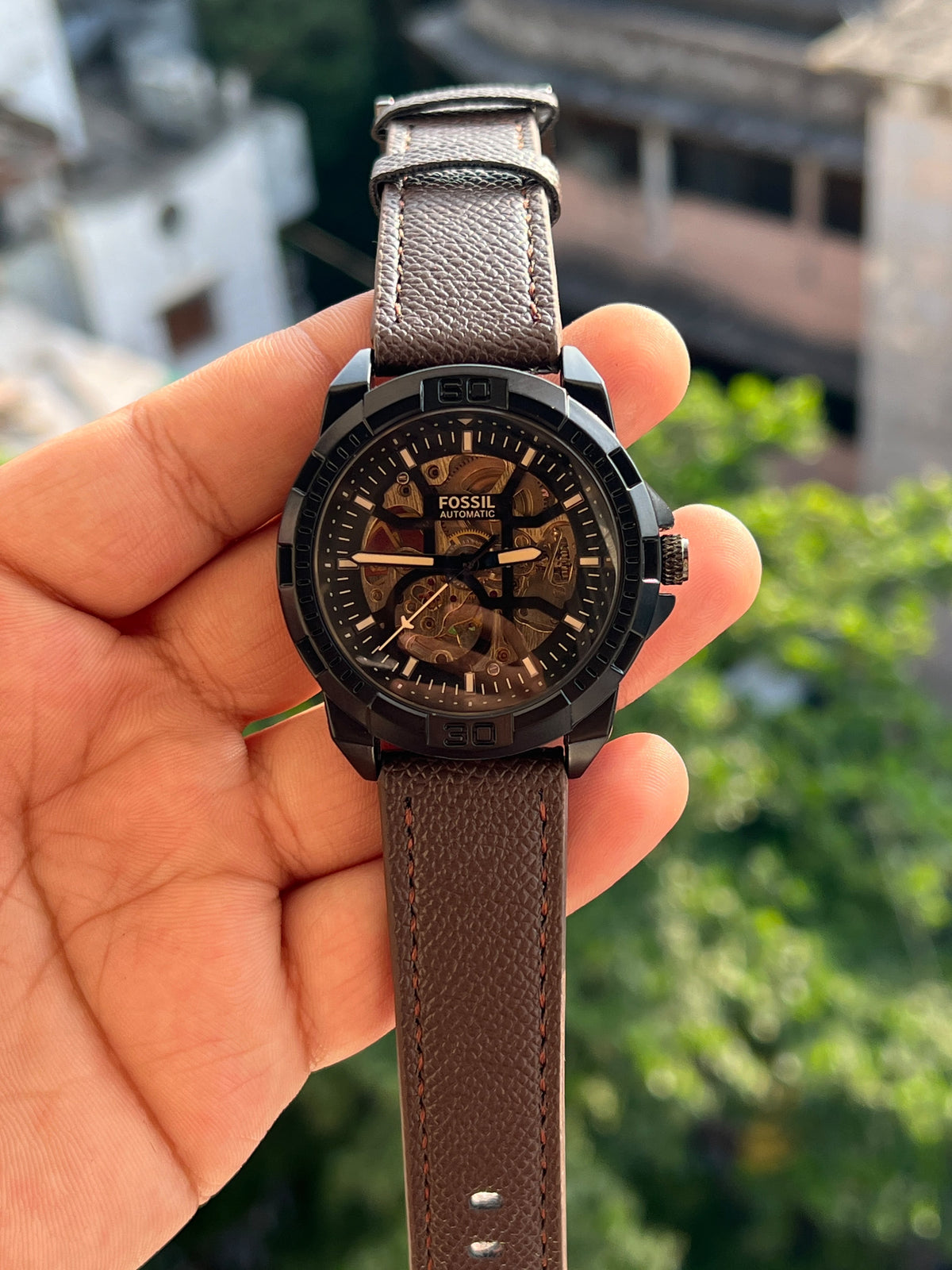 Premium Automatic Leather Watch for Men – Classic Luxury Style