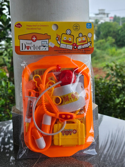 6-in-1 Deluxe Kids Pretend Play Set – Kitchen, Doctor & Tool Combo