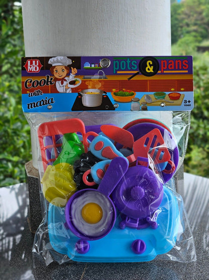 6-in-1 Deluxe Kids Pretend Play Set – Kitchen, Doctor & Tool Combo