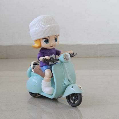 Motor Tide Flow Scooter Rider Toy with Light & Music (3+)