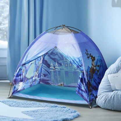 Kids Foldable Play Tent – Indoor & Outdoor Playhouse, Snow Theme, Water-Repellent, Easy Assembly, Portable Storage (2–6 Years)
