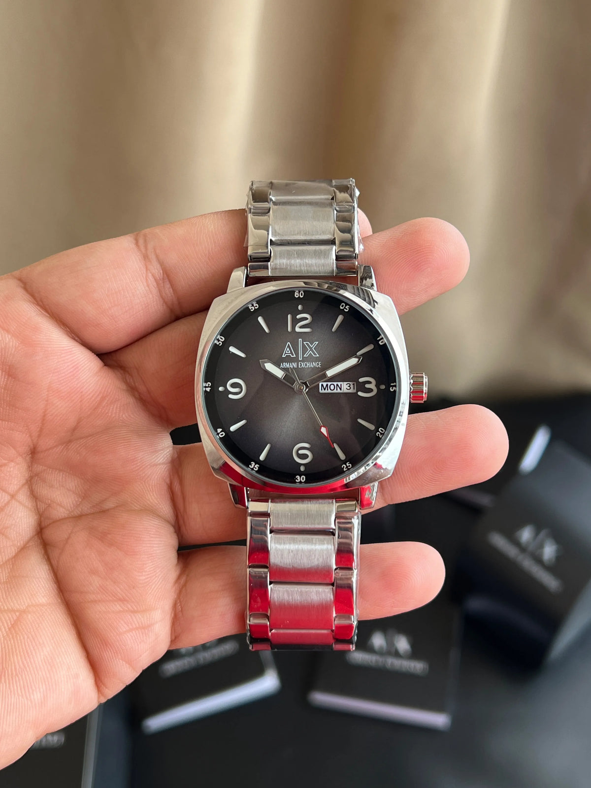 Modern Classic Watch with Day & Date Display