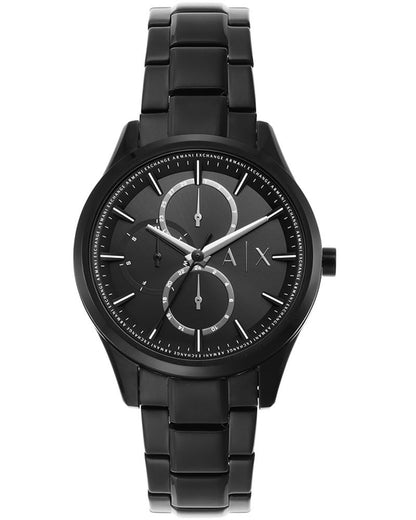 Men’s Black Chronograph Watch – Premium Stainless Steel Luxury Style Timepiece