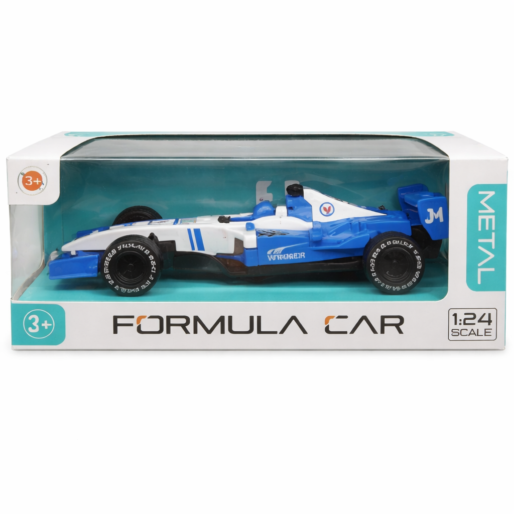 Formula Racing Car Toy for Kids – High-Speed Push & Go Model | Durable Sports Car Toy (3+)