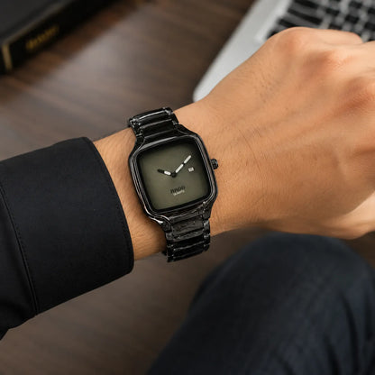 Luxury Black Dial Watch | Premium Style & Comfort ✨