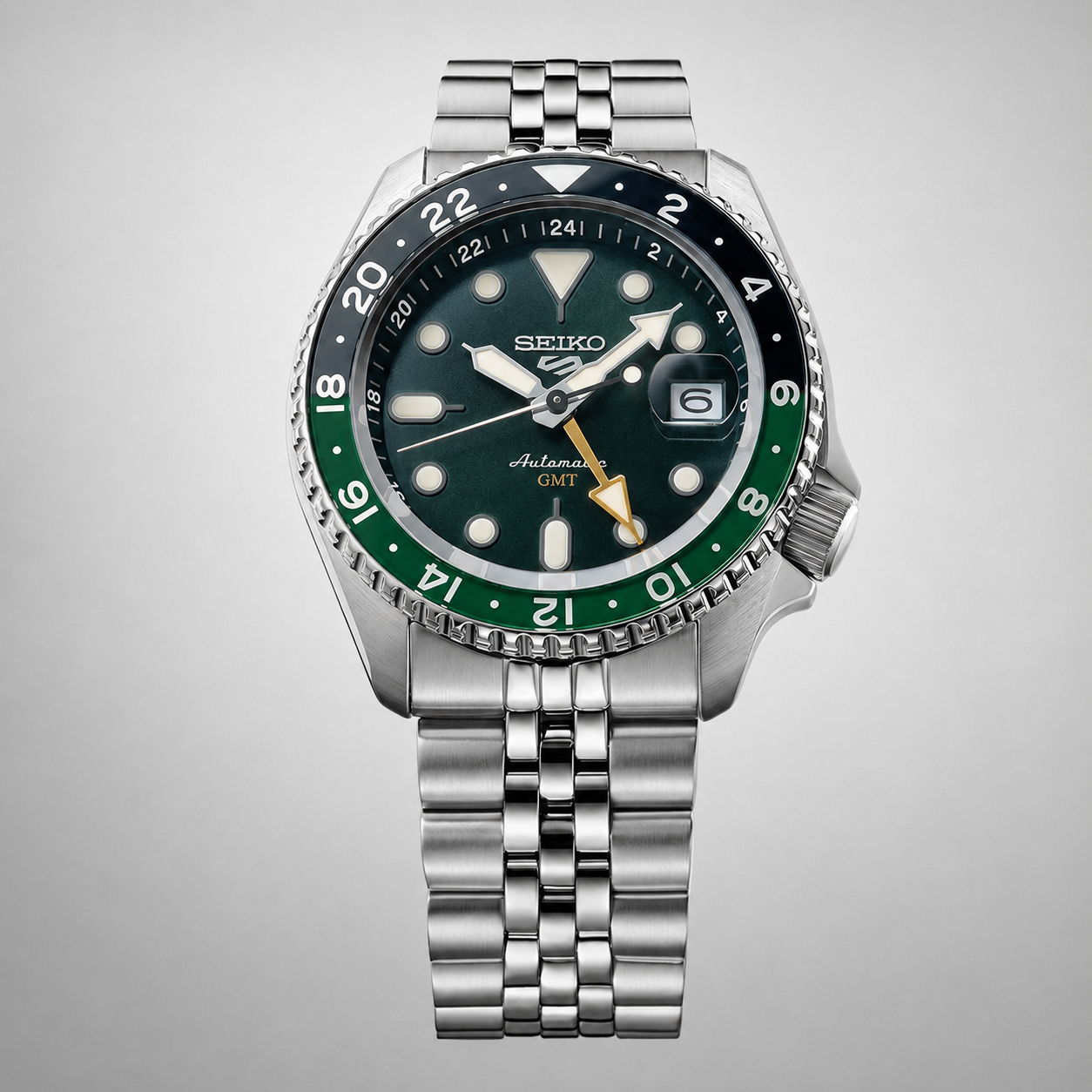 GMT Watch for Men – Luxury Travel Timepiece