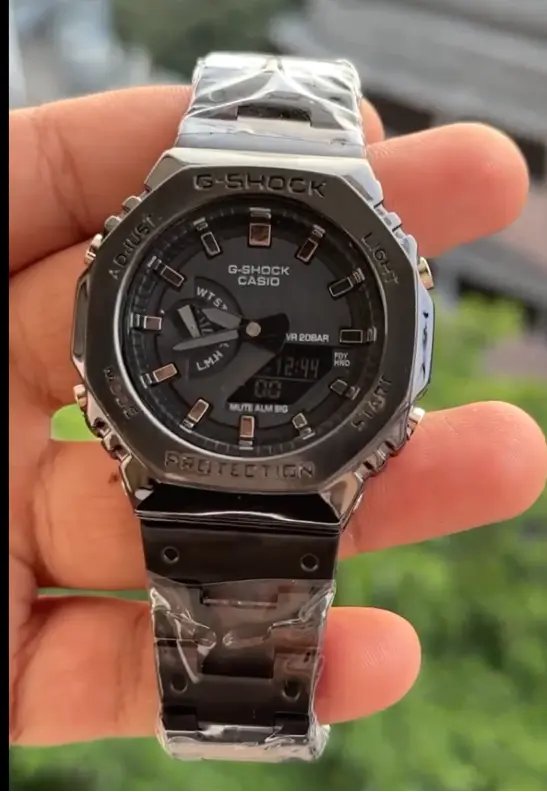 Premium Analog-Digital Stainless Steel Watch for Men