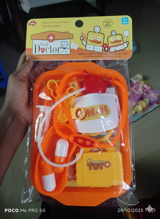 Small Doctor Pretend Play Medical Kit for Kids (Ages 3+)