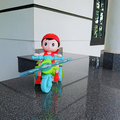 Cool Tricycles Stunt Toy – 360° Rotating Light & Music (3+)