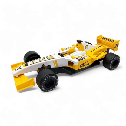 Formula Racing Car Toy for Kids – High-Speed Push & Go Model | Durable Sports Car Toy (3+)