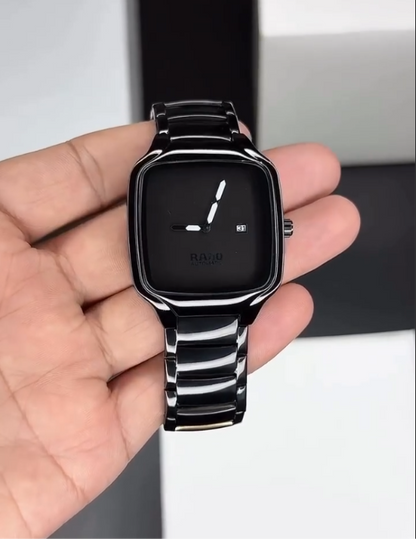 Luxury Black Dial Watch | Premium Style & Comfort ✨