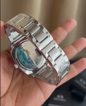 Modern Classic Watch with Day & Date Display
