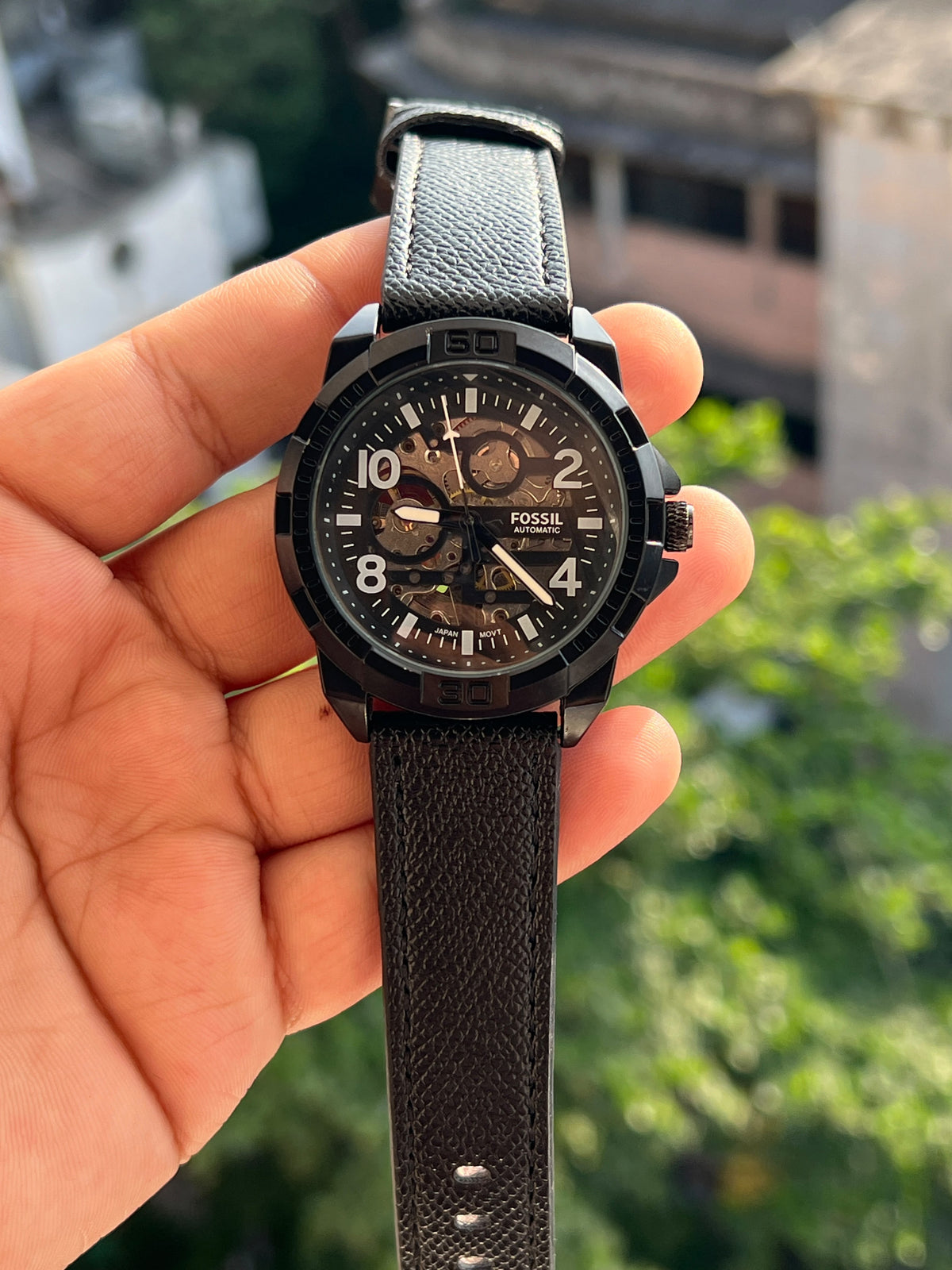 Premium Automatic Leather Watch for Men – Classic Luxury Style