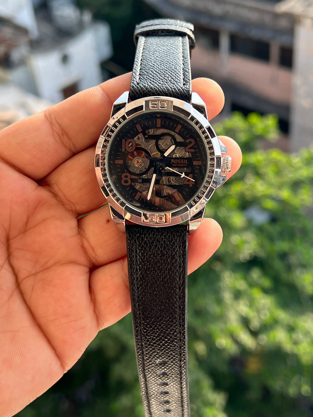 Premium Automatic Leather Watch for Men – Classic Luxury Style