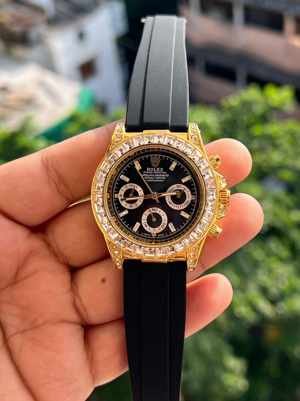 Premium DAYTONA BELT ALL CHRONO WORKING PREMIUM WATCH