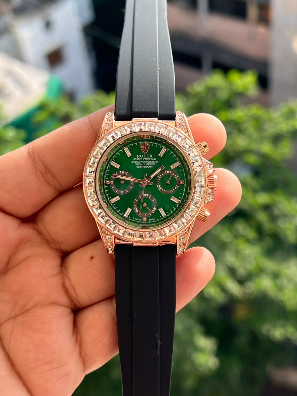Premium DAYTONA BELT ALL CHRONO WORKING PREMIUM WATCH