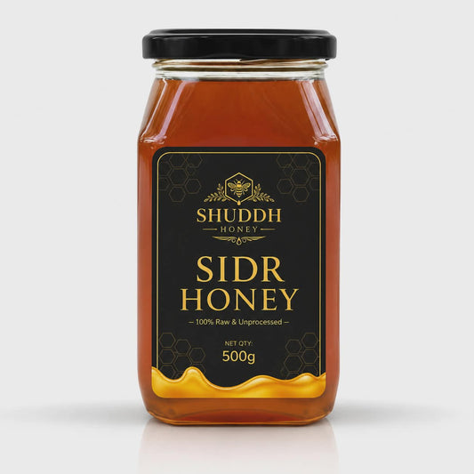 Sidr Honey – 100% Pure Premium Raw Honey | Wild Harvested & Lab Tested - 500g