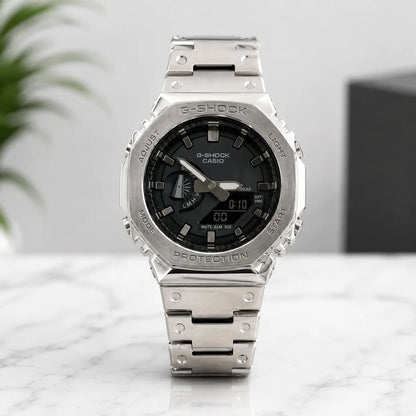 Premium Analog-Digital Stainless Steel Watch for Men