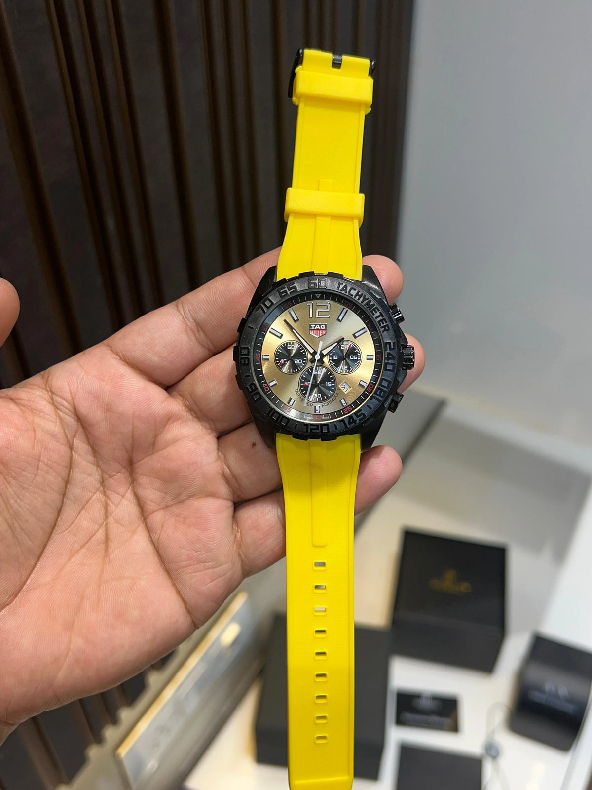Premium Chronograph Men's Watch – Fully Working Design
