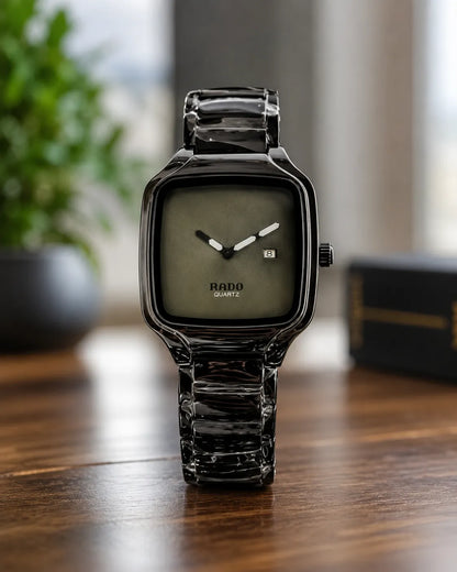Luxury Black Dial Watch | Premium Style & Comfort ✨