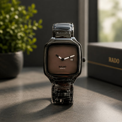 Luxury Black Dial Watch | Premium Style & Comfort ✨